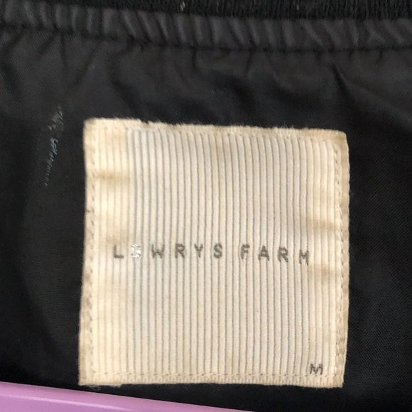 Lowrys Farm Matte Black Cropped Bomber Jacket - S XS - Picture 6 of 10